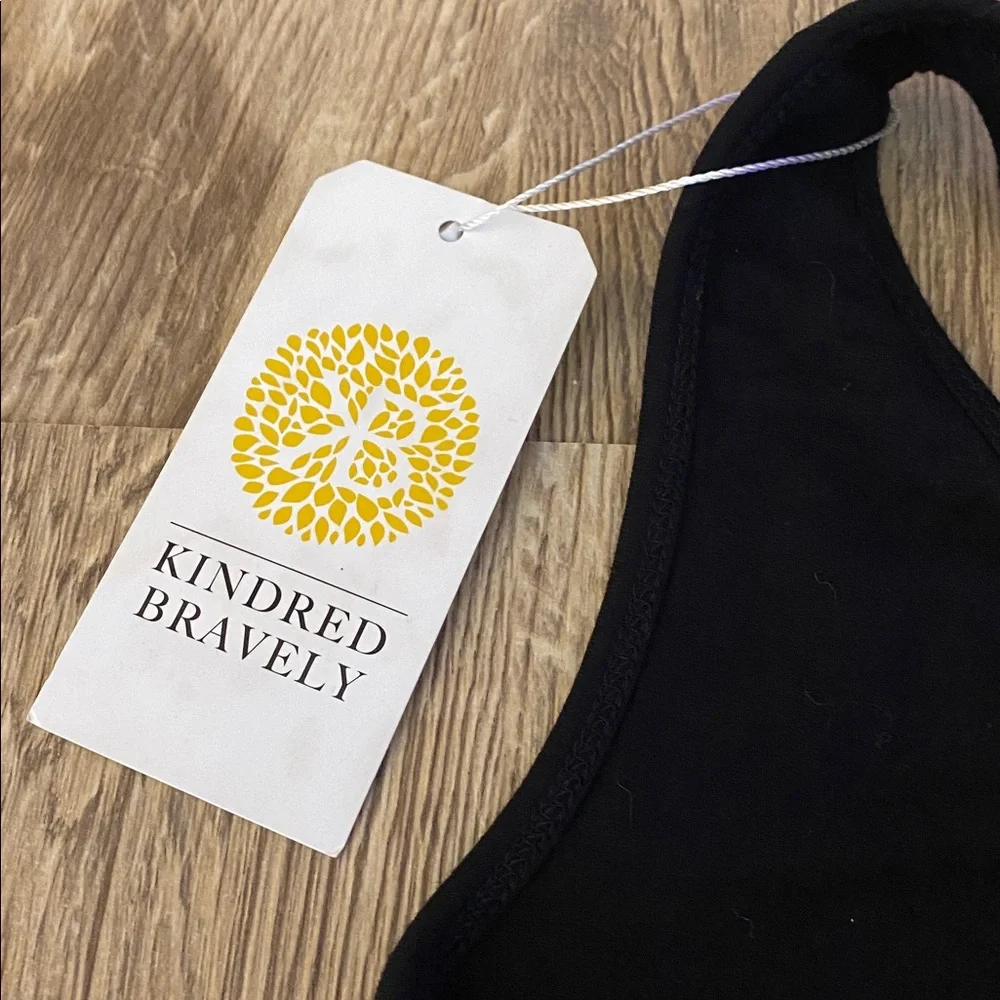 Kindred Bravely Wireless Nursing & Maternity Sleep Bra Black Medium - Picture 7 of 9